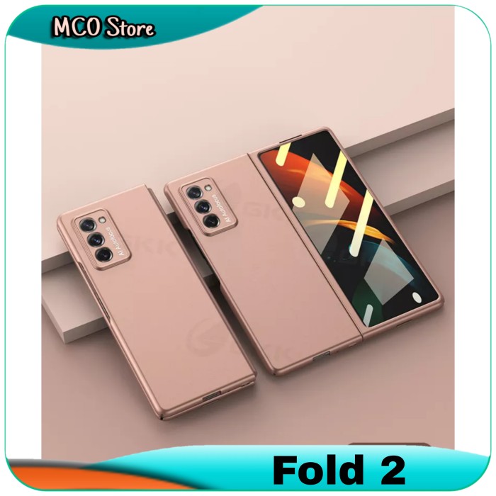 Casing Samsung Galaxy Z Fold 2 Matte Hard Front Glass Hard Case