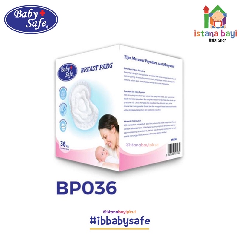 Baby Safe Breast Pad 36 &amp; 56pcs &amp; 60pcs - Penyerap Asi / breast pad slim