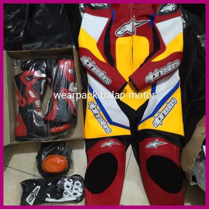 WEARPACK BALAP 1SET LENGKAP BAHAN STANDARD