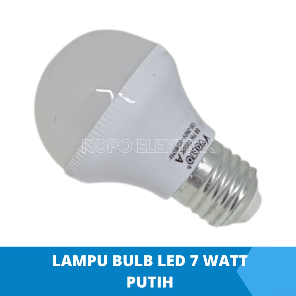 Lampu Led 7 Watt Bulb Murah - Putih