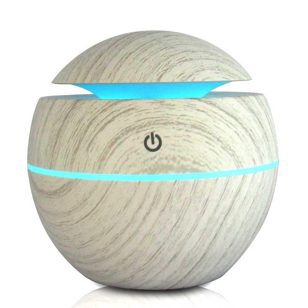 Taffware Ultrasonic Humidifier Essential Oil Wood 130ml - Humi J-006E ( Mughnii )