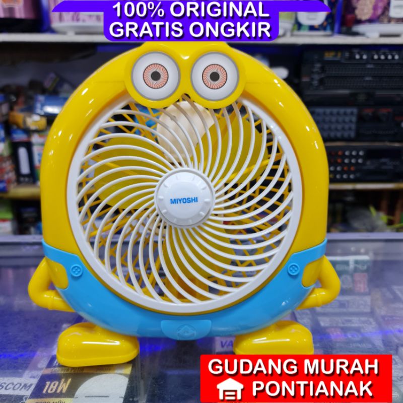 Kipas karakter Banana Mi nion kipas angin Box fan