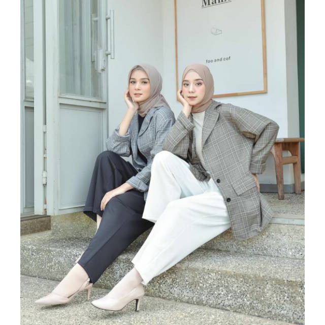 PAKAIAN WANITA - ZARA BLAZER OVERSIZE - ATASAN WANITA - BAJU TERLARIS