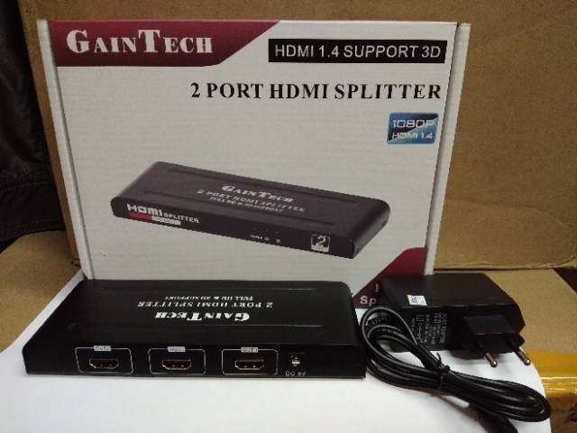 Gaintech HDMI Splitter 2Port 1-2