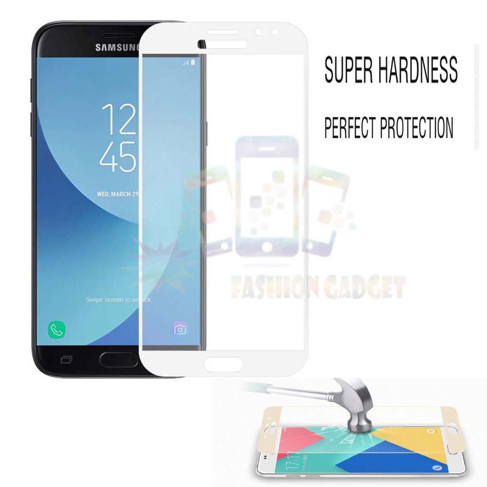 Tempered Glass Samsung Galaxy J3 Pro 2017 Full Curve / Clear Tidak Full Screen Samsung J3Pro Bagian Depan / Anti Gores Kaca