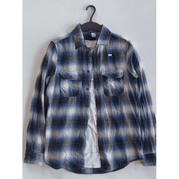 Kemeja flannel H&M kemeja murayama yoshiki high and low oya kou