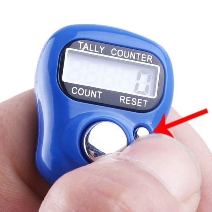 New Trend! TASBIH DIGITAL MINI FINGER TALLY COUNTER TASBEH JARI TALI NGAJI