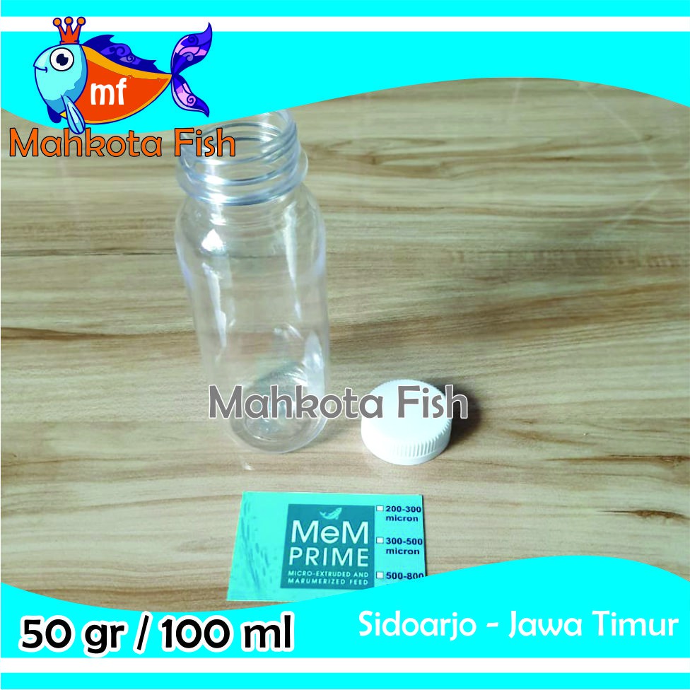 Botol Mem Prime | Botol Repack 50 gr / 100 ml Mem Prime | Mem Prime