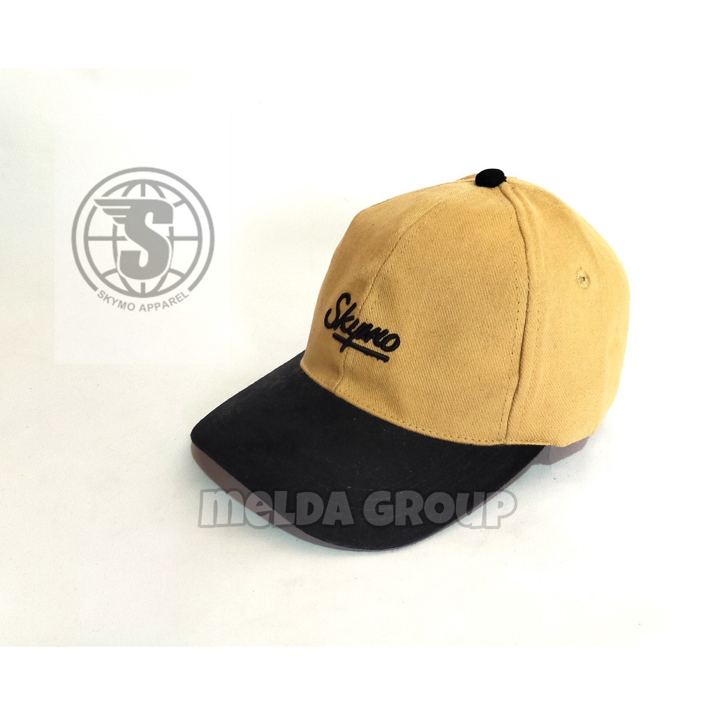 New Trend Topi Baseball Distro Pria Cap Skymo Bahan Rappel Jeans Berkualitas Tinggi