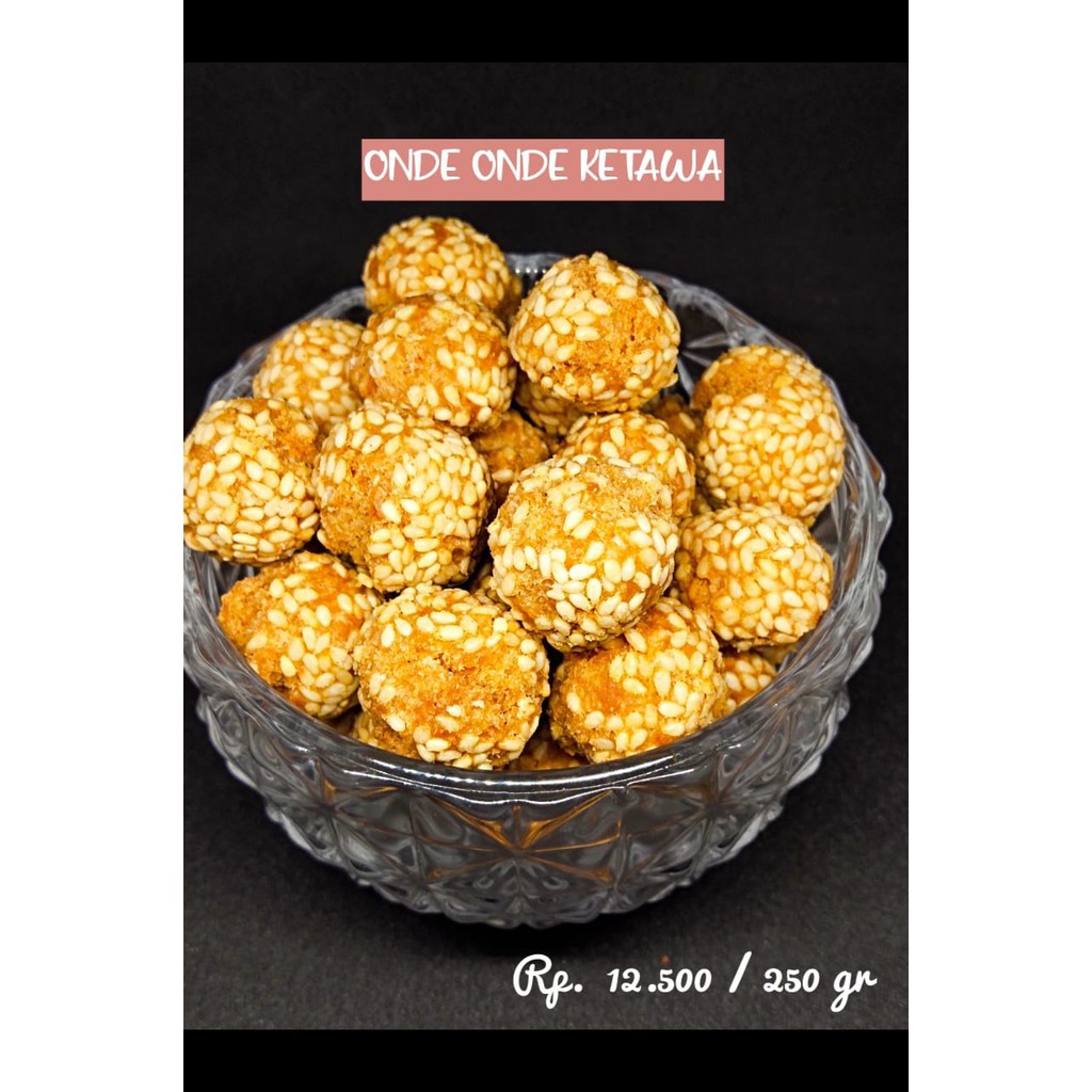 

Snack Cemilan Onde Onde Ketawa 1 Kg