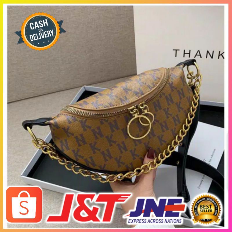 TAS WANITA WAISTBAG IMPORT ELEGAN/TAS SELEMPANG WANITA/TAS IMPORT PREMIUM/TAS MURAH JAKARTA#100120