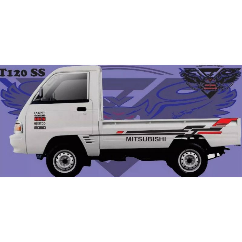 list striping cutting sticker mobil Carry SS