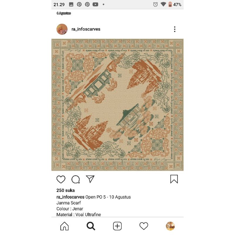 *SoLD* janma scarf by restu anggraini