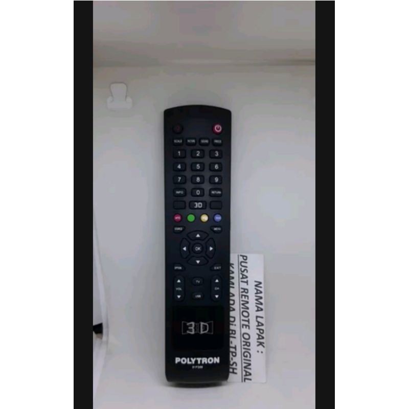 REMOTE REMOT TV POLYTRON 3D ORIGINAL ASLI 81F359