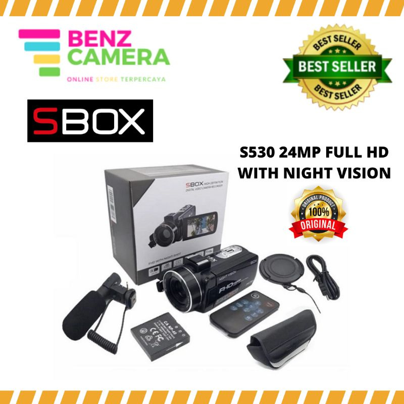 Handycam SBOX S530 24MP FULL HD / Handycam Sbox S530