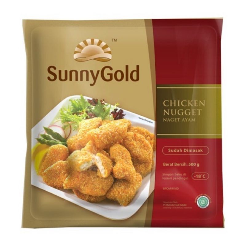 

sunnygold chicken nugget 500 gram