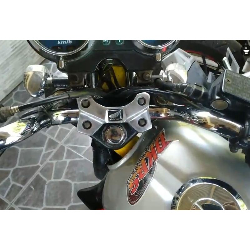 Klem Raiser stang stir stang pnp honda cb gl pro gl max megapro model ori honda cb150r cbr 150 PNP Cb GL Pro GL Max MP Lama Megapro Mp tinggal pasang tanpa ngakal