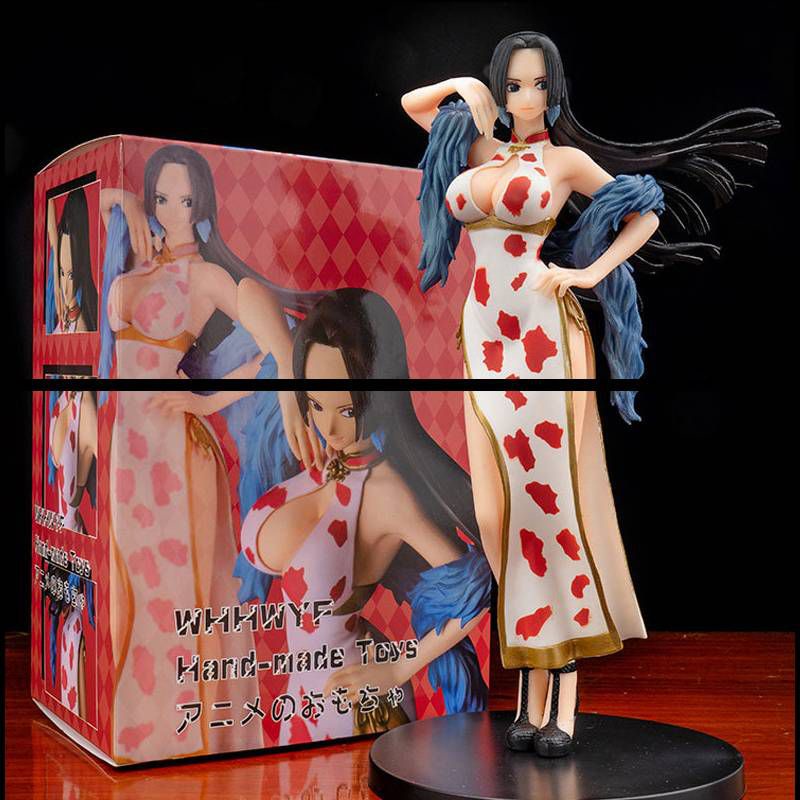 25cm One Piece Cheongsam Lady Boa Hancock Sexy Cartoon Character Cartoon Model Gift