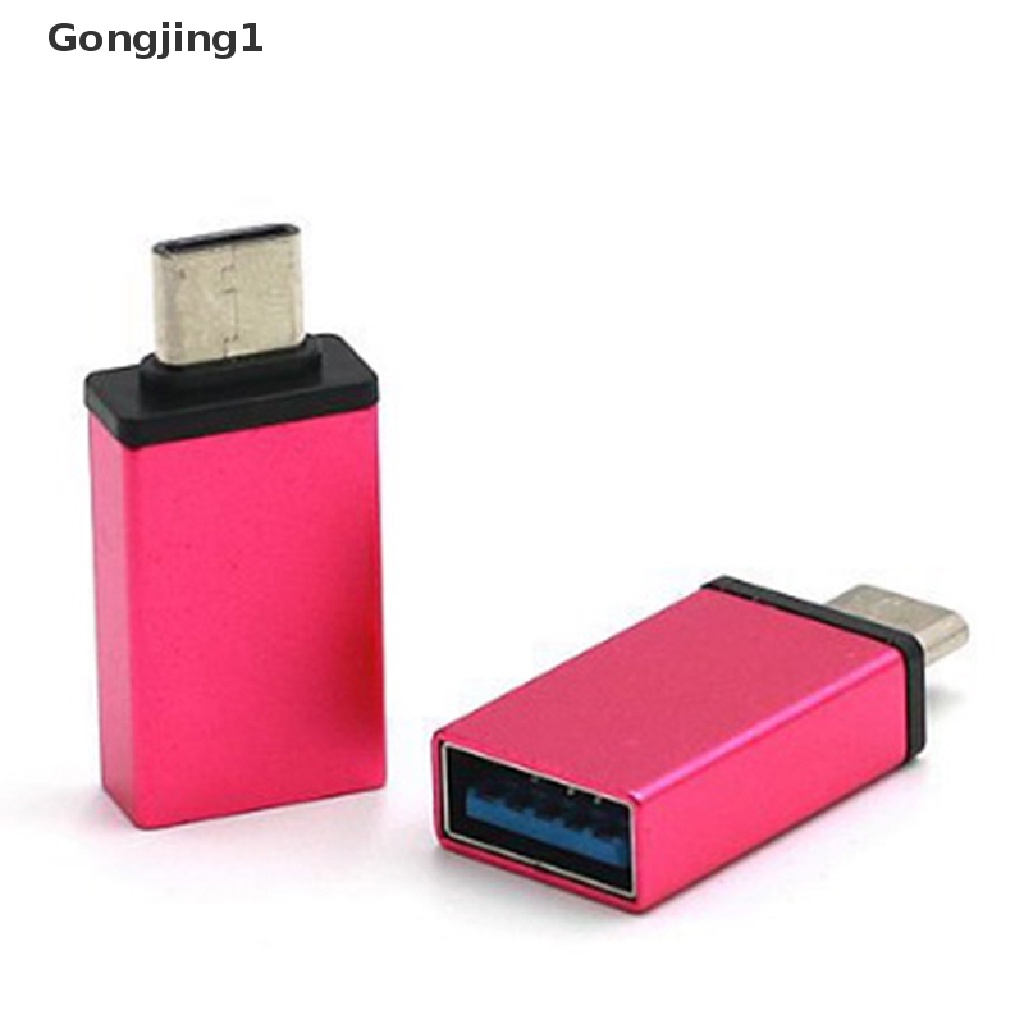 Gongjing1 Adapter Konektor Konverter Data Usb-C Male Ke Usb 3.0 A