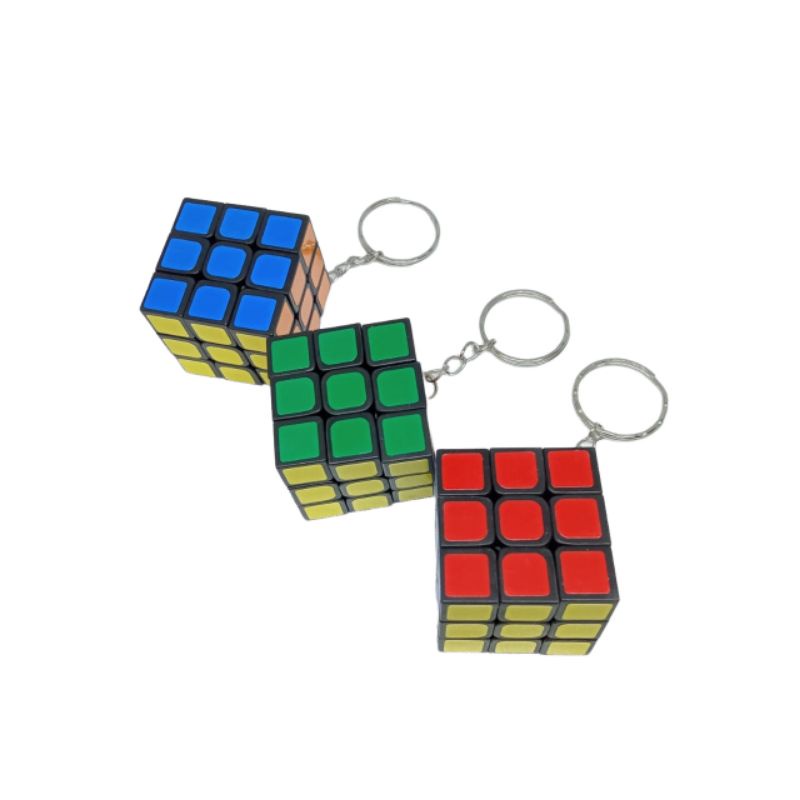 1pcs Gantungan Kunci Rubik Mainan Rubix