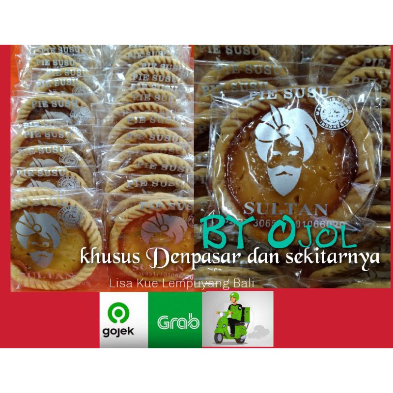 Pie Susu SULTAN Ecer Enak Dan Lezat Halal MUI Lisa Kue Lempuyang Bali