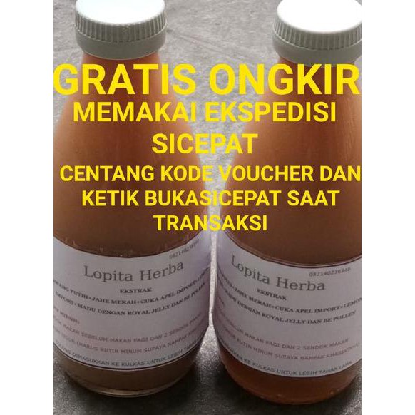 

Ekstrak Asli Bawang Putih+Jahe Merah+Lemon import+Cuka Apel+Madu 300 ml