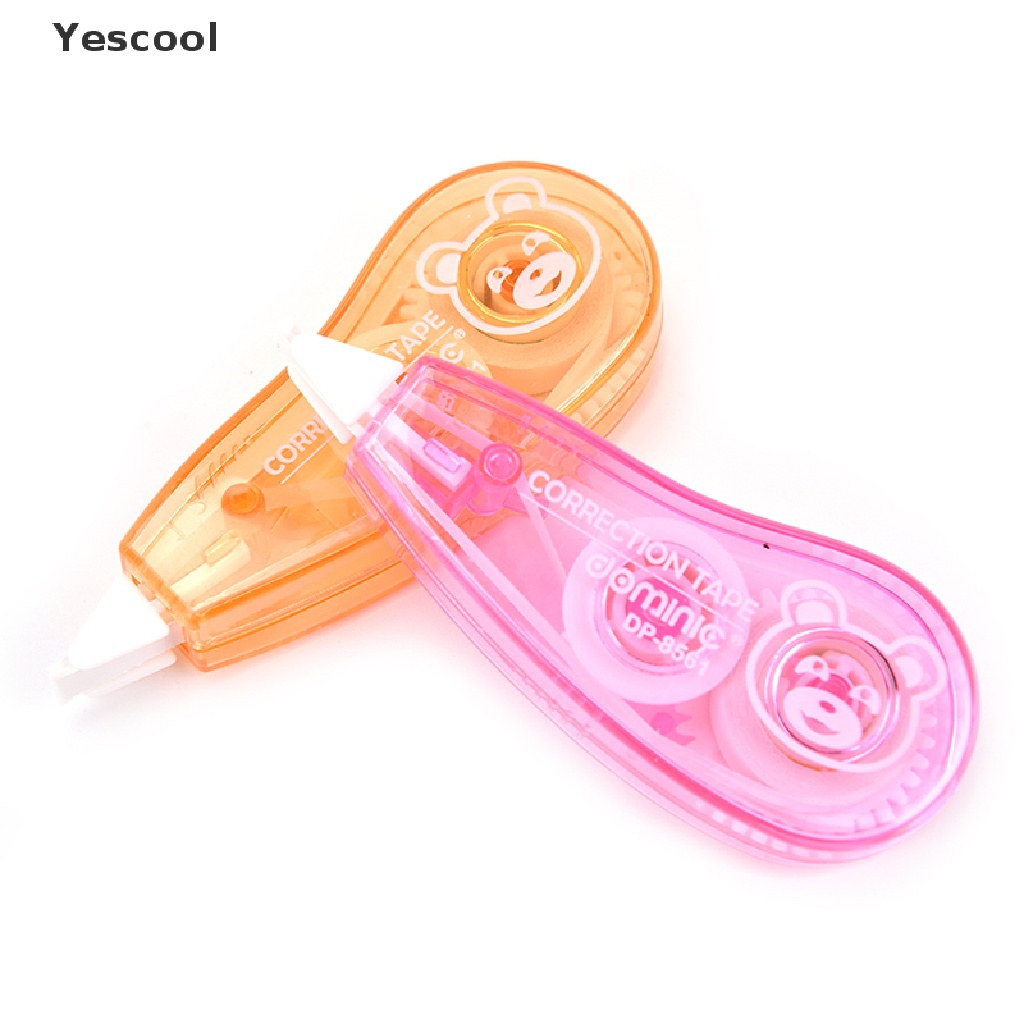 Yes 1pc Correction Tape Kertas Roller Motif Kartun Lucu Imut Multi Warna Untuk Perlengkapan Kantorsekolah