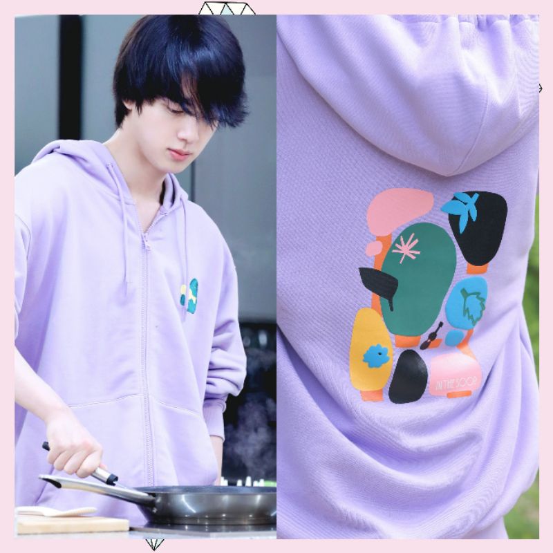 IN THE SOOP 2 BTS JIN HOODIE ZIPPER Unofficial