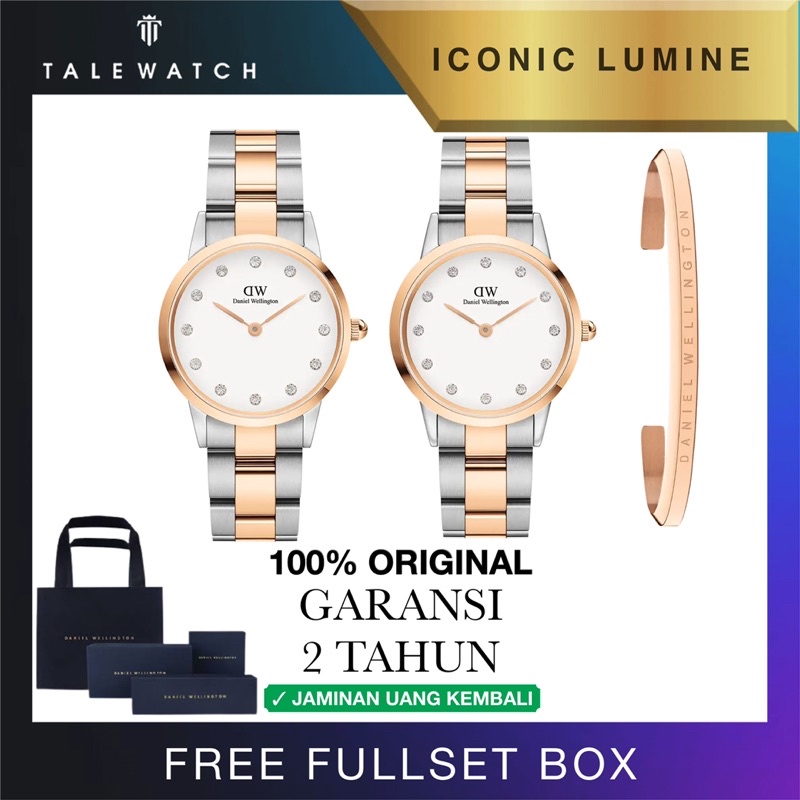 [100% ORIGINAL] Jam Tangan Wanita Iconic Link Crystal Daniel Wellington Original