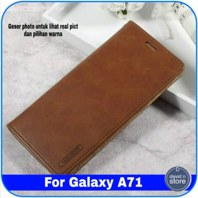 Casing Samsung Galaxy A71 A 71 Flip Case Leather Cover Wallet Dompet Hp Flipcase Hard Soft Case