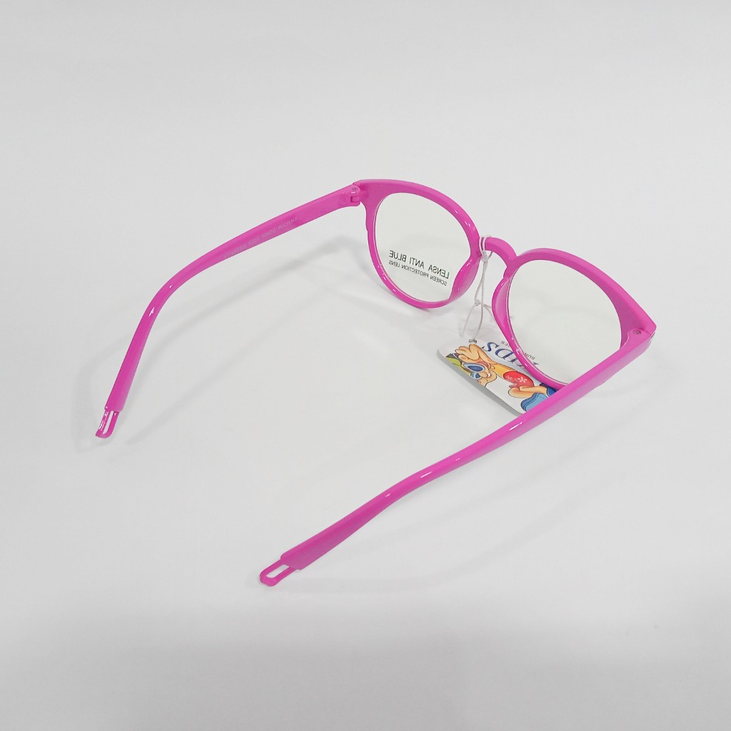 kacamata anak laki perempuan anti blue radiation bulat boboho bening bagus tahan radiasi sinar biru-7