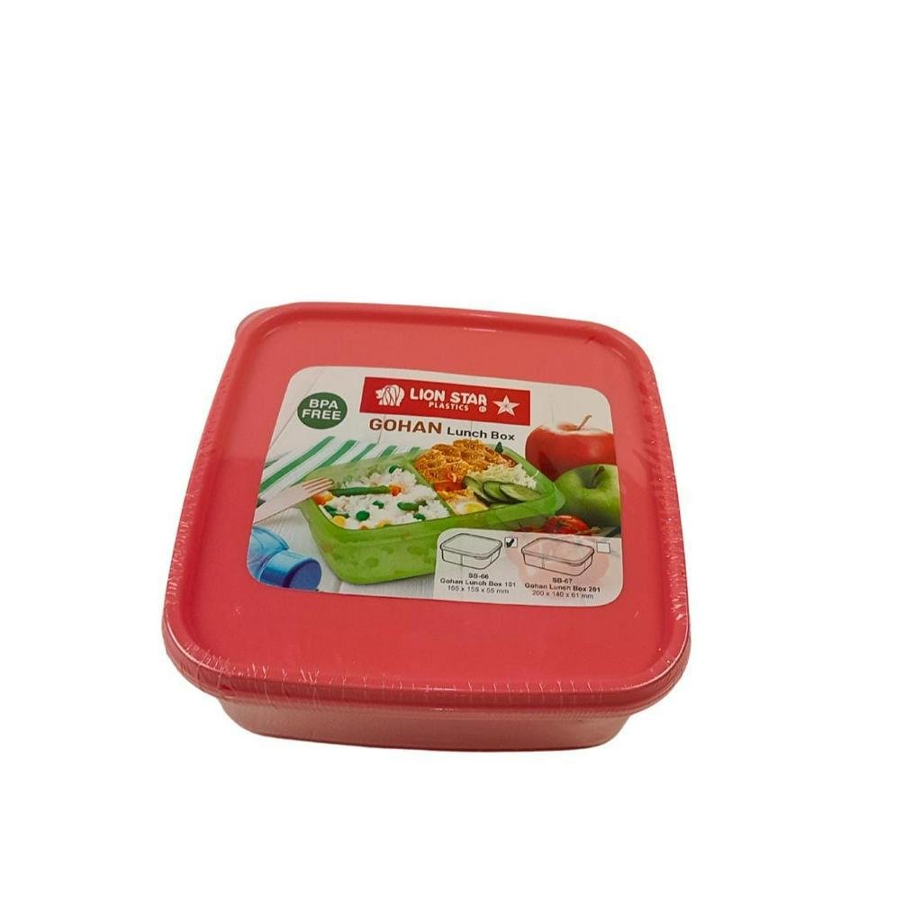 Lion star tempat makan sekat 3 gohan/tempat makan anak