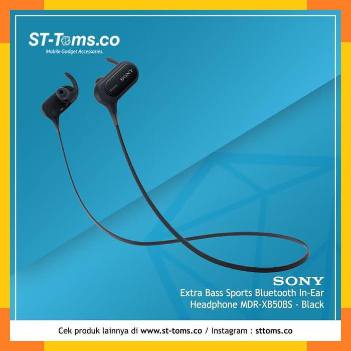 Sony Extra Bass Sports Bluetooth In Ear Headphone MDRXB50BS XB 50BS XB50BS Hitam