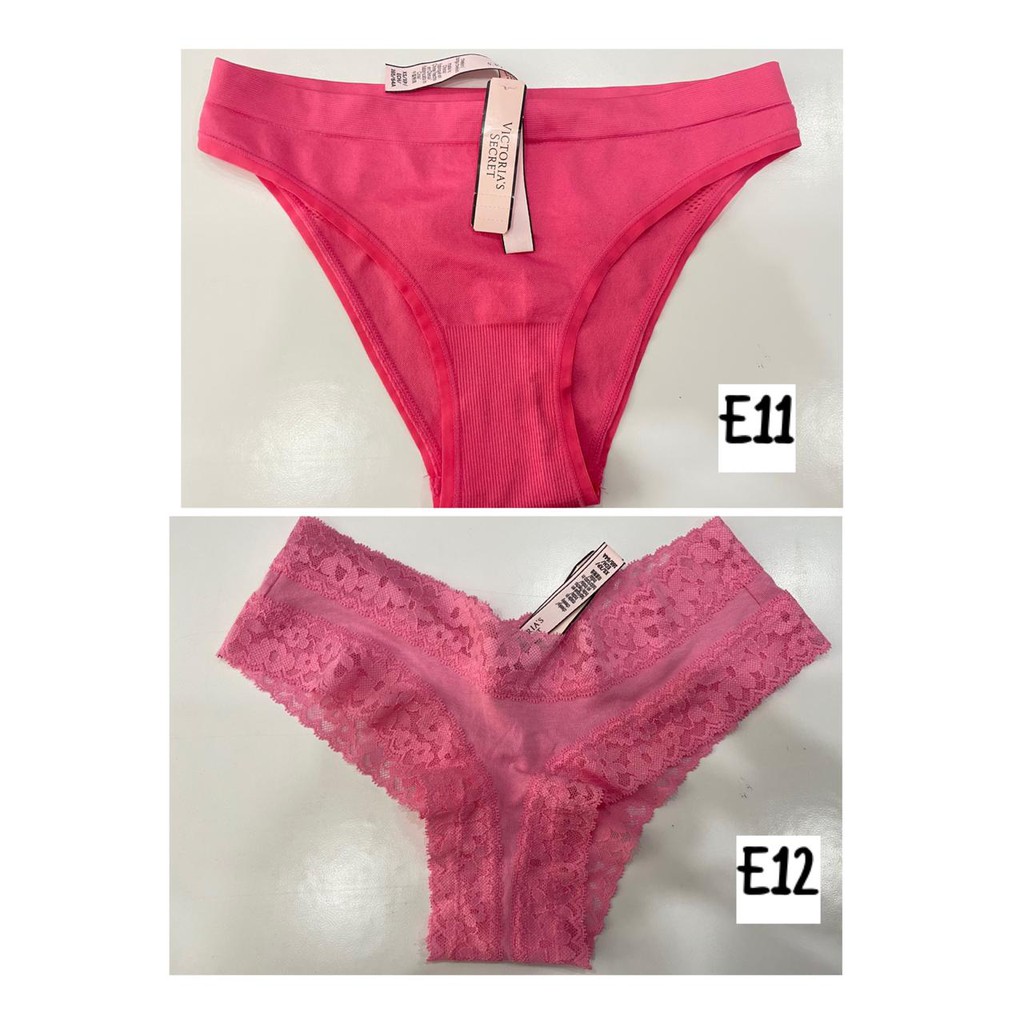 VICTORIA SECRET VS PANTIES - CHEEKY &amp; THONGS STYLE [SIZE XS] / Celana Dalam Wanita