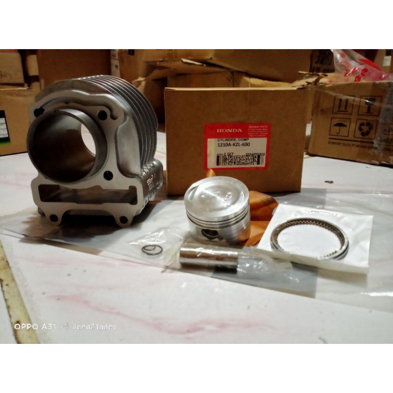 blok piston assy KZL BEAT FI SCOOPY FI SPACY FI 2014 DINAMO