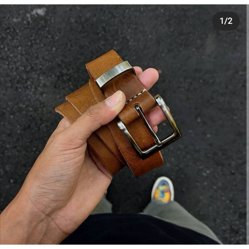 Belt Leather - JourneymanBrown // Edward Kelley