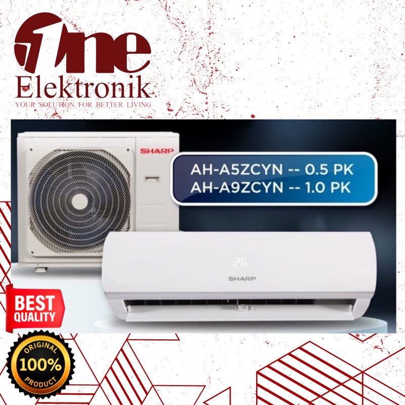 AC SHARP 1/2PK LOW WATT 05ZCY TURBO COOL SERIES