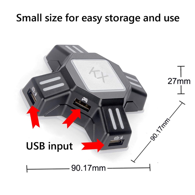 Btsg Converter Keyboard Dan Mouse Profesional Untuk Switch/Seri X///Untuk PS3