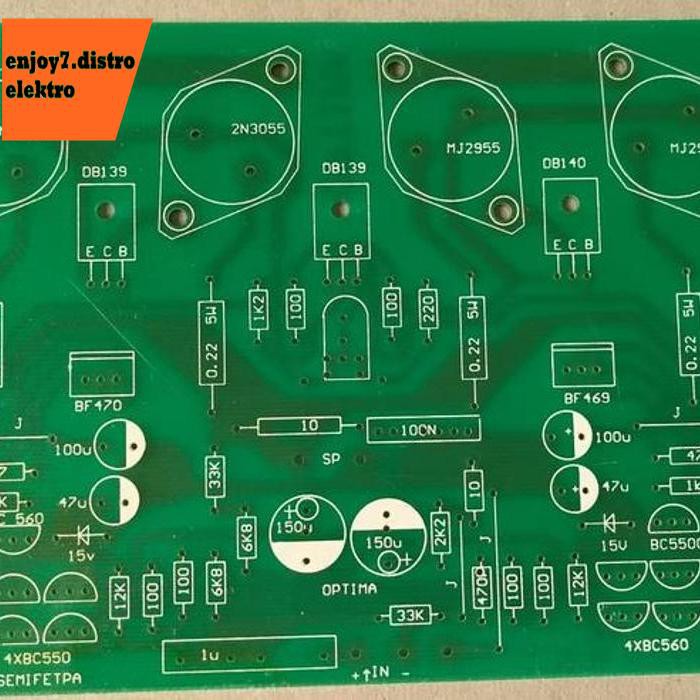 Pcb Power Amplifier Mono Blazer Optima Fiber Bishele88