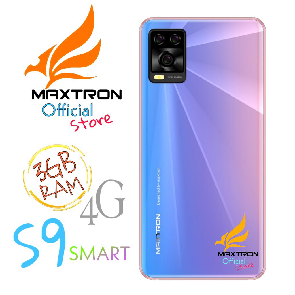 Maxtron S9 Smart 4G RAM 3GB Garansi Resmi | Hp murah Bagus Untuk Belajar Online