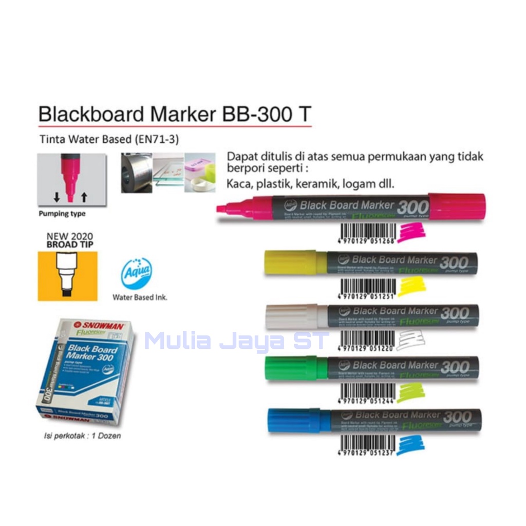 

SNOWMAN BOARDMARKER BB-300T