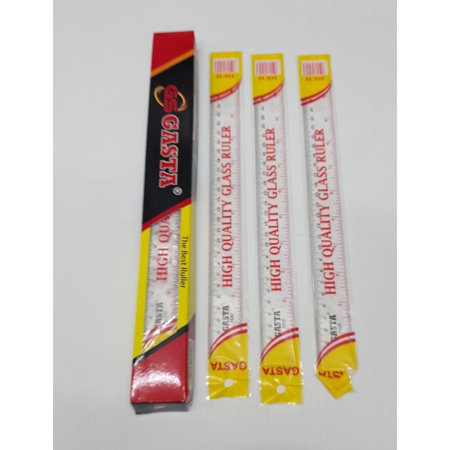 

PENGGARIS PLASTIK GASTA 30cm | ATK | STATIONERY