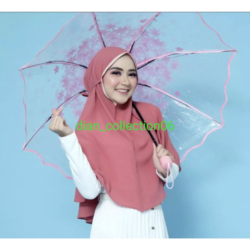 BERGO MARYAM RENDA MELATI DIAMOND / JILBAB BERGO MARYAM RENDA PREMIUM