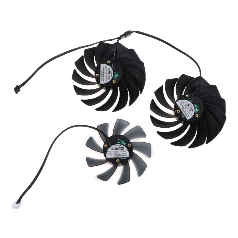 Bt PVA080E12R 12V 4P VGA Fan Graphics Card Cooler Fan Untuk GeForce RTX3060 Warna-Warni