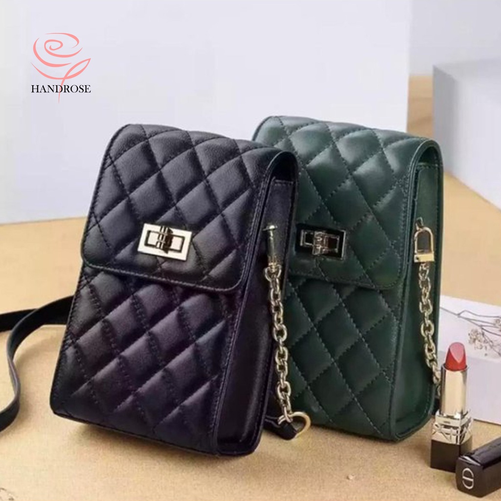 Handrose - Tas Selempang Wanita / Slingbag Rantai / Tas Handphone / Sling Bag Mini Wanita