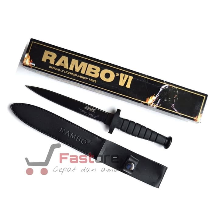 Populer Pisau Sangkur Rambo 6 // Sangkur TNI Satpam Security dll