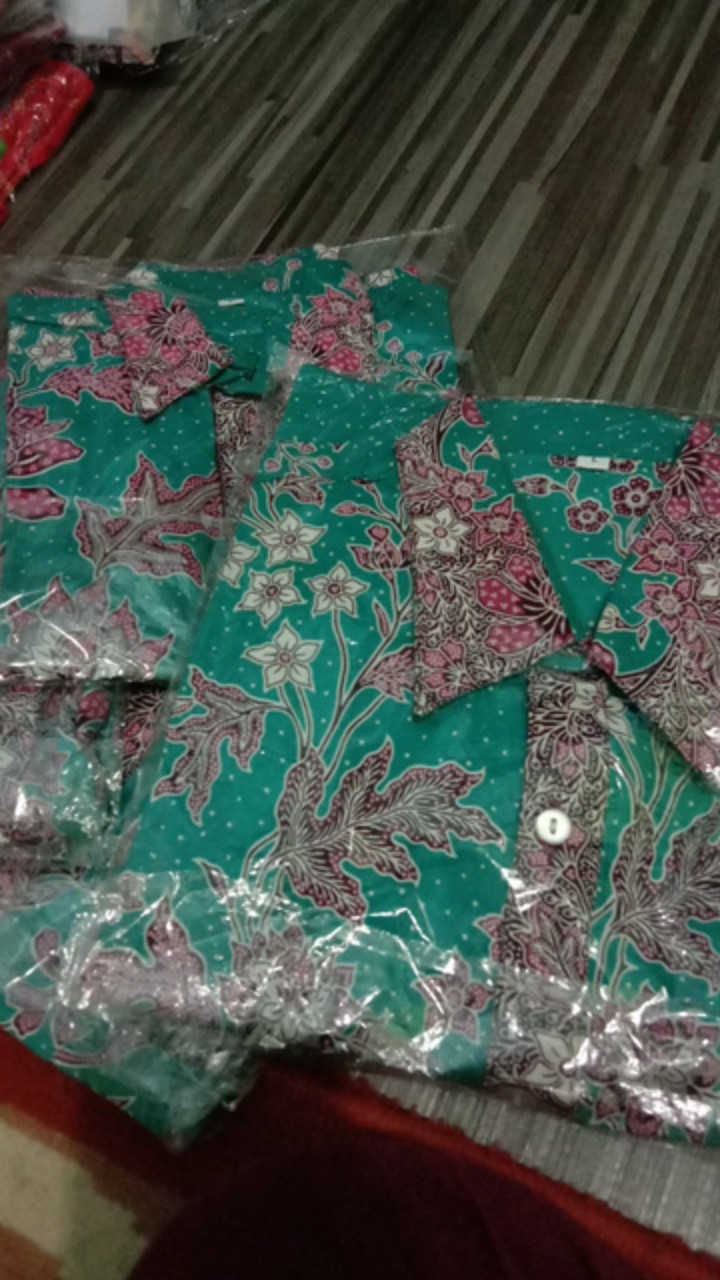 Batik Couple 080 Sarimbit Wanita Brukat Seragam Keluarga Katun Cibulan (harga Terpisah)