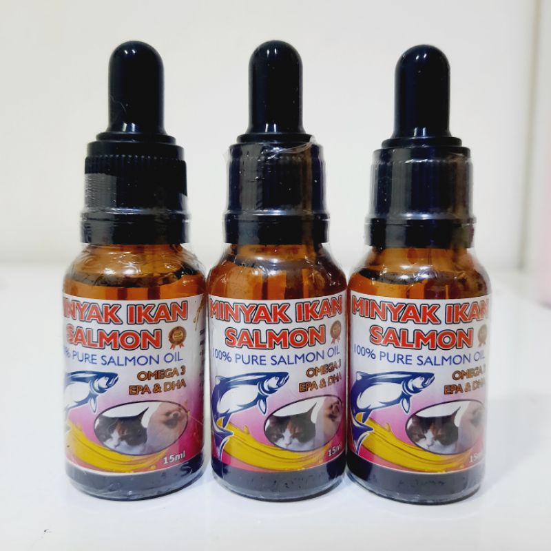 salmon pure ozza minyak ikan salmon 100% pure 15ml