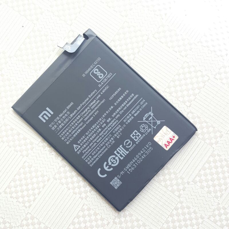 BATERAI  battery BN46 Untuk Xiaomi REDMI 7 REDMI NOTE 8 RAKKIPANDA IC JEPANG  Ada juga AAA+/99%