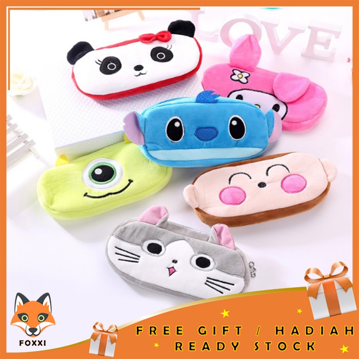 

Foxxi - Tempat Pensil Karakter / Dompet Pouch Pena Alat Tulis Pulpen Import